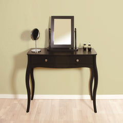 Baroque 1 Drw Vanity Black