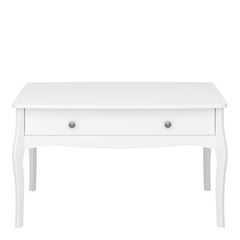 Baroque Coffee Table 2 Drw Pure White