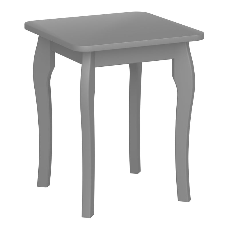 Baroque Stool Grey