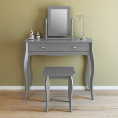 Baroque Stool Grey