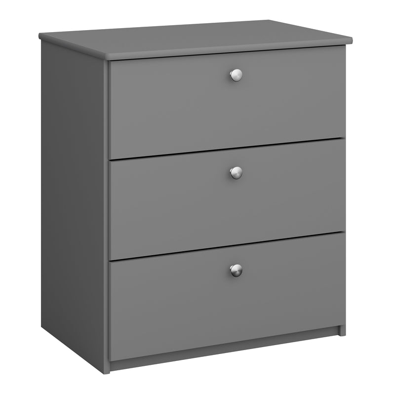 Steens for Kids 3 Drawer Chest Folkestone Grey