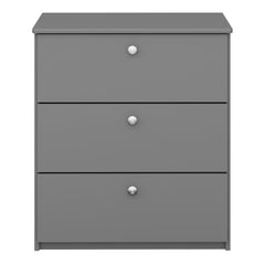 Steens for Kids 3 Drawer Chest Folkestone Grey