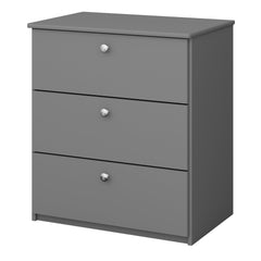 Steens for Kids 3 Drawer Chest Folkestone Grey