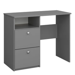 Steens for Kids 2 Drawer Desk Folkestone Grey