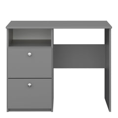 Steens for Kids 2 Drawer Desk Folkestone Grey