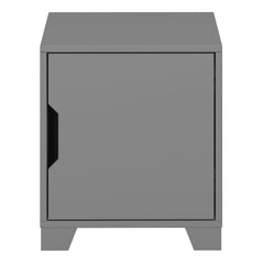 Loke Bedside Table 1 Door in Folkestone Grey