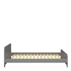 Loke Single Bed 90x200 cm in Folkestone Grey