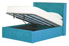 Wing Barrow Bed Frame With Ottoman Gas Lift Storage Option Low End