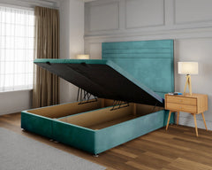 ottoman double bed