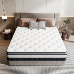 Nova Luxe Hybrid Upgraded Breathable Box Top Mattress Medium Firm