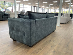 Serena Velvet Effect Fabric 2-Seater and 3-Seater High Back Sofa and Armchair
