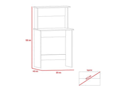 Workstation With Keyboard Shelf