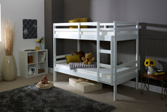 Durham White Solid Wooden Bunk Bed