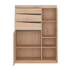 Kensington 2 Door 3 Drawer Cabinet  in Oak