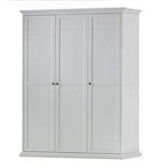 Paris Wardrobe with 3 Doors in White