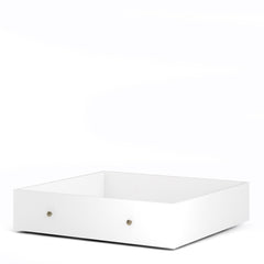 Paris Underbed Storage Trundle Drawer for Single Bed in White