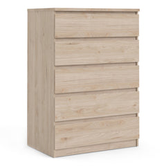 Naia Chest of 5 Drawers in Jackson Hickory Oak