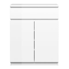 Naia Sideboard - 1 Drawer 2 Doors in White High Gloss