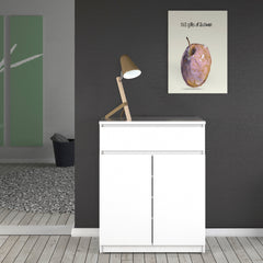 Naia Sideboard - 1 Drawer 2 Doors in White High Gloss