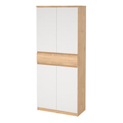 Naia Shoe Cabinet with 4 Doors + 1 Drawer