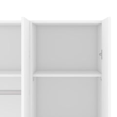 Space Wardrobe with 3 doors White 1750