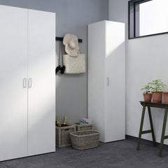 Space Wardrobe with 1 Door in White