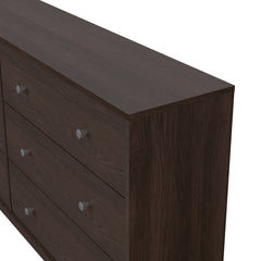 May Chest of 6 Drawers (3+3) in Coffee