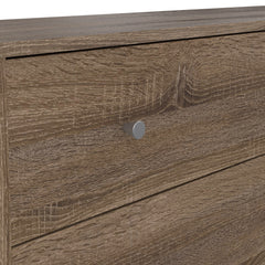 May Chest of 6 Drawers (3+3) in Truffle Oak