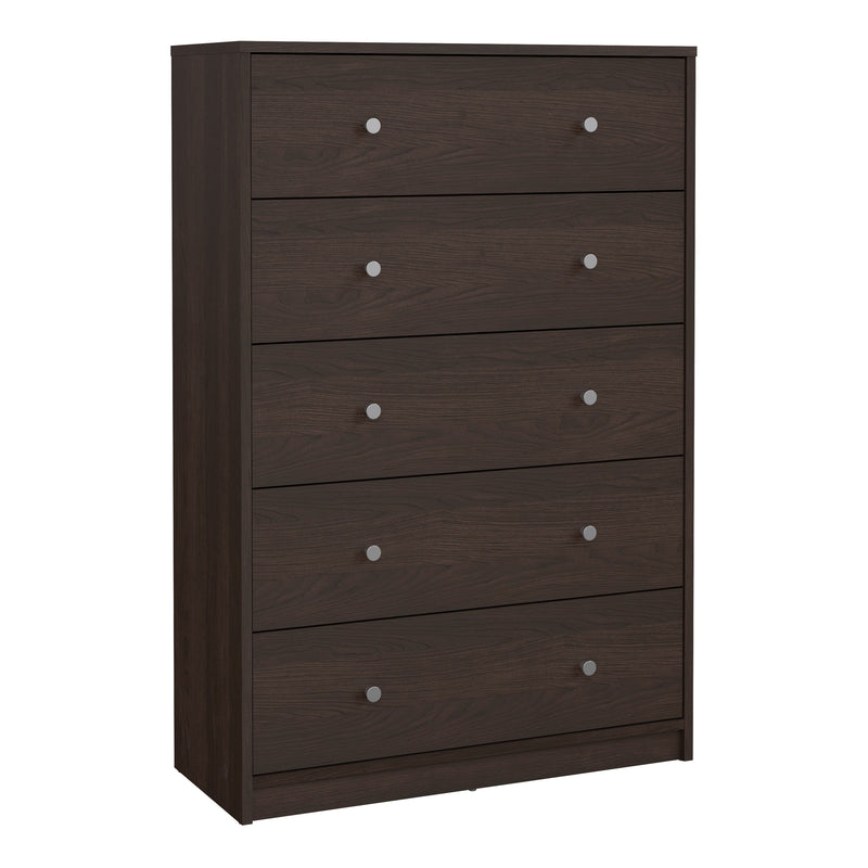 May Chest of 5 Drawers in Coffee