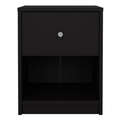 May Bedside 1 Drawer in Black