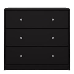 May Chest of 3 Drawers in Black