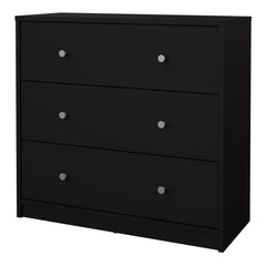 May Chest of 3 Drawers in Black