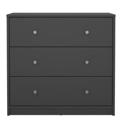 May Chest of 3 Drawers in Grey