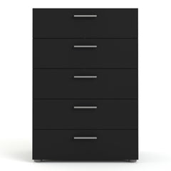 Pepe Chest of 5 Drawers in Black