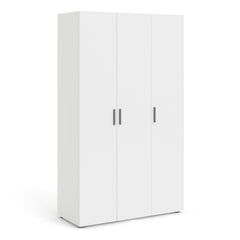 Pepe Wardrobe with 3 doors in White