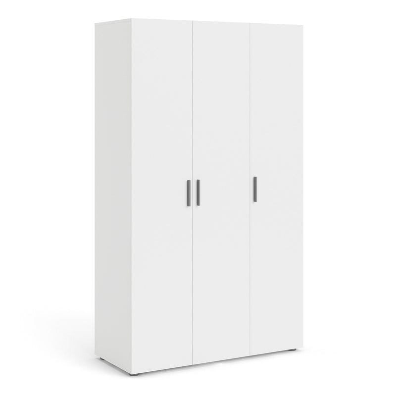 Pepe Wardrobe with 3 doors in White