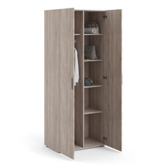 Pepe Wardrobe with 2 doors in Truffle Oak