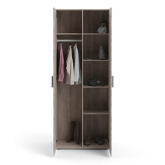 Pepe Wardrobe with 2 doors in Truffle Oak