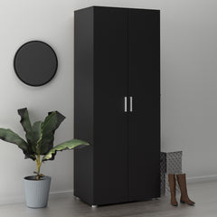 Pepe Wardrobe with 2 doors in Black