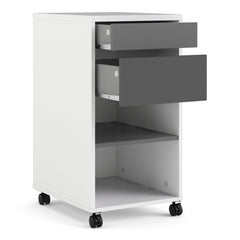 Function Plus Mobile file cabinet 2 drawers + 1 shelf