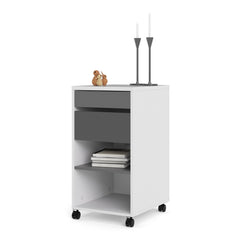 Function Plus Mobile file cabinet 2 drawers + 1 shelf