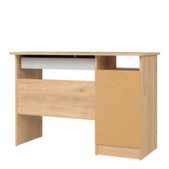 Function Plus Desk (3+1) handle free Drawer in Jackson Hickory Oak