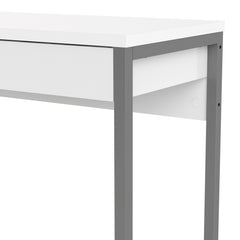 Function Plus Desk 2 Drawers in White High Gloss