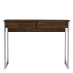 Function Plus Desk 2 Drawers in Walnut