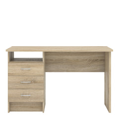 Function Plus Desk 3 Drawers in Oak