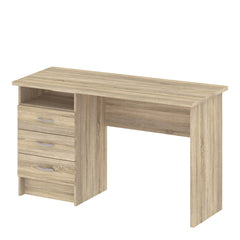 Function Plus Desk 3 Drawers in Oak