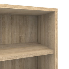 Prima Bookcase 2 Shelves With 2 Drawers And 2 Doors In Oak