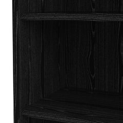 Prima Bookcase 4 Shelves in Black woodgrain