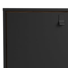 Ry Sideboard 2 doors + 2 drawers Matt Black Walnut