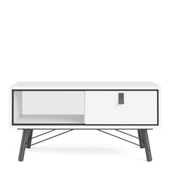 Ry Coffee table with 1 drawer Matt White